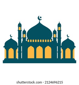 Islamic Mosque Icon Symbol Clip Art Stock Vector (Royalty Free ...