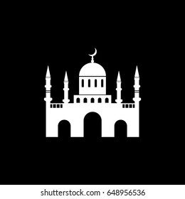 Islamic mosque icon. Vector illustration.