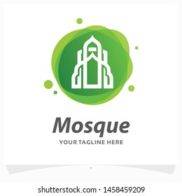 Islamic Mosque Logo Design Template