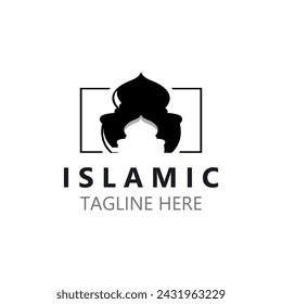 Islamic Mosque Logo design, template Islamic, Islamic Day Ramadan vector graphic creative idea