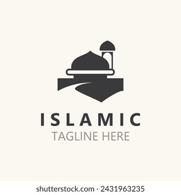 Islamic Mosque Logo design, template Islamic, Islamic Day Ramadan vector graphic creative idea