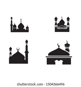 Islamic Mosque Logo Vector Icon Template