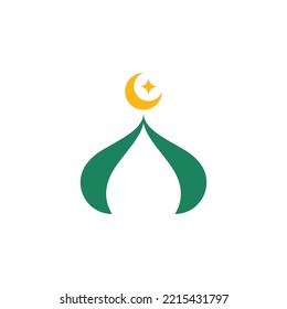 Islamic Mosque Logo Vector Tempalate