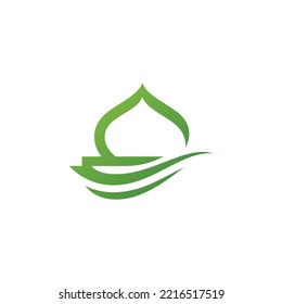 Islamic Mosque Logo Vector Tempalate