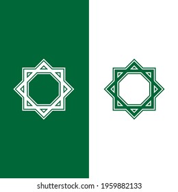 Islamic mosque logos, simple logos of Islamic mosques, Islamic mosque icons for logos of Islamic organizations and companies	