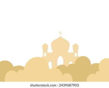 Islamic Mosque Ramadan Mubarak Background