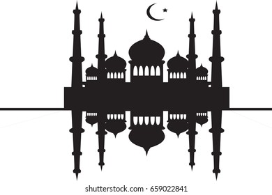 islamic mosque vector background