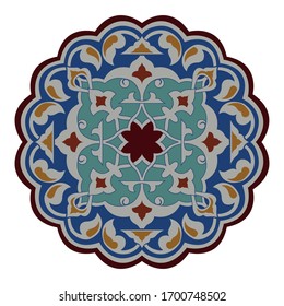 Islamisches Motiv-Muster. Arabische, osmanische Motive.