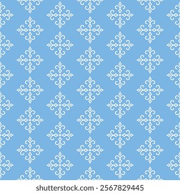 islamic motif pattern seamless background blue