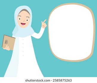 islamic muslim presentation with empty space