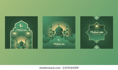 Islamic New Year Banner Background Graphic by Duns Studio svg