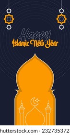 Islamic New Year Celebration template social media post