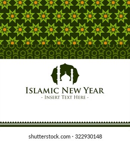 Islamic New Year Vector Template