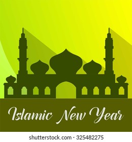 Islamic New Year Vector Template