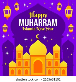 islamic new year vectors and ilustrations 