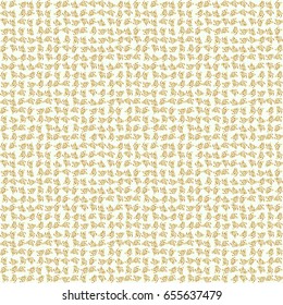 Islamic oriental seamless pattern. Muslim, East ornament, Indian ornament, Persian motif. Can be used for wallpaper, banner, wrapping, wedding card. Abstract golden circle ornament on beige background