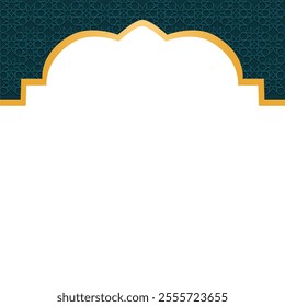Islamic Ornament Border Frame for Decoration