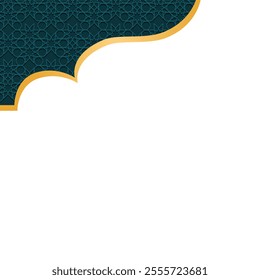 Islamic Ornament Border Frame for Decoration