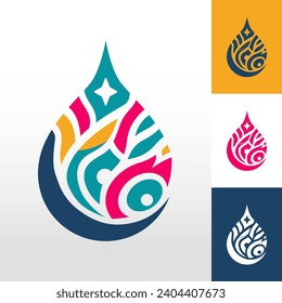 Islamic ornament branding design. Vector logo element for religious, Arabic, Moslem, Ramadhan, floral, vintage decoration. Illustration in EPS10 suitable for transparent PNG.
