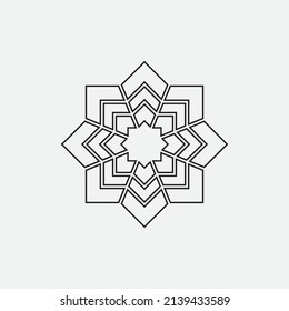 Islamisches Schmuckdesign, kreatives Design.