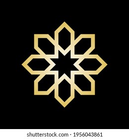 islamic ornament gold vector background