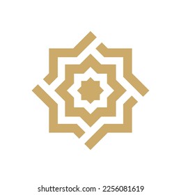 Islamic ornament logo icon vector design