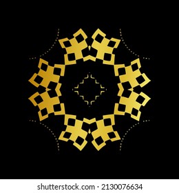 Islamic ornament, Islamic mandala. Ornate element for design place for text, wedding invitations, and greeting cards.