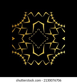 Islamic ornament, Islamic mandala. Ornate element for design place for text, wedding invitations, and greeting cards.