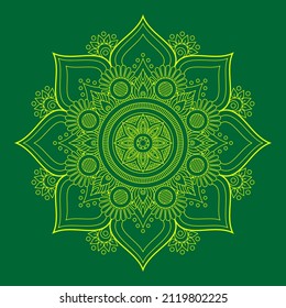Islamic ornament or mandala vector simple sign