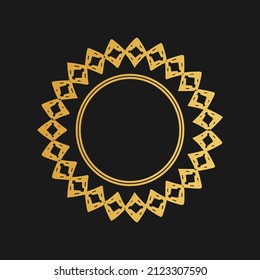 Islamic ornament.  Ornate element for design place for text, wedding invitations and greeting cards.