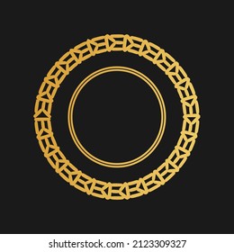 Islamic ornament.  Ornate element for design place for text, wedding invitations and greeting cards.