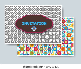 Islamic Ornament Pattern Background. Vector illustrator