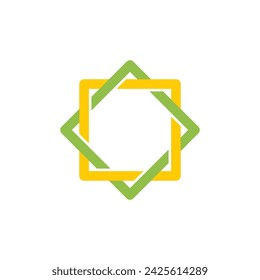 Islamic ornament symbol and icon vector flat design