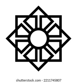 Vector de diseño de vectores de ornamentos islámicos