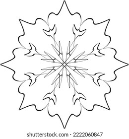 Islamic ornament. Vector design illustration. Abstract black motif suitable for islamic themes. Abstract black pattern.