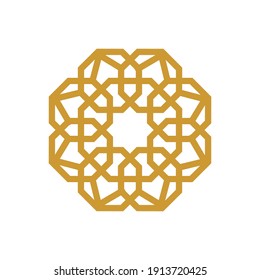 Islamic Ornament - Vector Flat Design Illustration : Suitable for Islamic Theme and Other Graphic Related Assets.