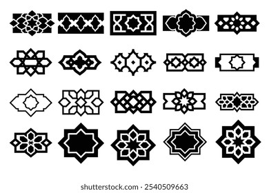 Islamic Ornament Vector Flat Design Illustration | Decorative Arabic Patterns and Ornamental Graphic.