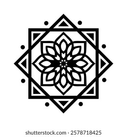 Islamic Ornament vector isolated white background
