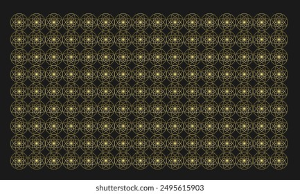 Islamic ornament vector. Islamic pattern Geometric arabic symbols
