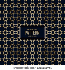 Islamic ornament vector , persian motiff . 3d ramadan islamic round pattern elements . Geometric circular ornamental arabic symbol vector . Gold background