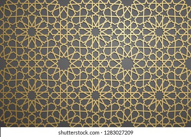 Golden islamic patterns Stock Vectors, Images & Vector Art 