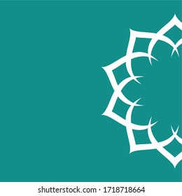 Islamic ornament vector simple sign