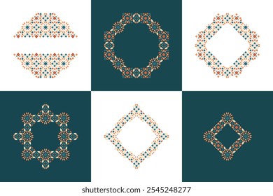 Islamic Ornamental Design Bundling Set for Wedding