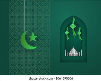 Islamic paper illustration