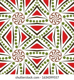 Islamic pattern. Arabic, indian, japanese motifs. Mandala seamless pattern. Ethnic bohemian background. Wrapping and scrapbook paper. Abstract flower. Print for fabric. Vector illustration