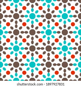 Islamic pattern. Arabic, indian, japanese motifs. Mandala seamless pattern. Ramadan kareem and Hari Raya background. Ethnic bohemian background. Abstract flower. Vector illustration