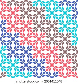 Islamic pattern. Arabic, indian, japanese motifs. Mandala seamless pattern. Ramadan kareem and Hari Raya background. Ethnic bohemian background. Abstract flower. Vector illustration