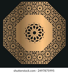 Islamic pattern, Arabic Vector, Digital Clipart, Traditional Pattern, Islamic decorative set, cnc laser cut, Decorative panels for laser cut, CNC cutting, Clipart, Files For Circut