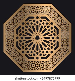 Islamic pattern, Arabic Vector, Digital Clipart, Traditional Pattern, Islamic decorative set, cnc laser cut, Decorative panels for laser cut, CNC cutting, Clipart, Files For Circut