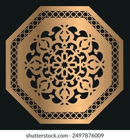 Islamic pattern, Arabic Vector, Digital Clipart, Traditional Pattern, Islamic decorative set, cnc laser cut, Decorative panels for laser cut, CNC cutting, Clipart, Files For Circut